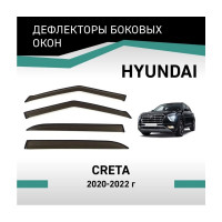 Дефлекторы окон DEFLY Hyundai Creta, 2020-2022 VHy015