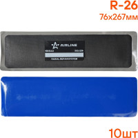 Пластырь кордовый, радиальный Airline R-26 76х267 мм, 10 шт. ATRK73