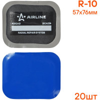 Пластырь кордовый, радиальный Airline R-10 57х76 мм, 20 шт. ATRK64