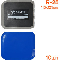 Пластырь кордовый, радиальный Airline R-25 115х125 мм, 10 шт. ATRK72