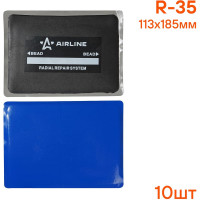 Пластырь кордовый, радиальный Airline R-35 113х185 мм, 10 шт. ATRK75
