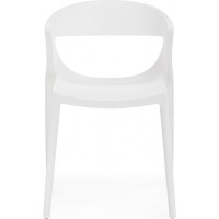 Пластиковый стул Woodville Градно белый 589897