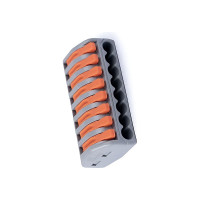 Клемма соединительная Cabeus универсальная 8-ми проводная с рычагом 0,08-2,5/4,0 (1шт) PCT-218