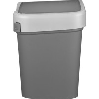 Ведро для мусора, контейнер для мусора Econova "SMART BIN" 50Л (Серый) 434258111