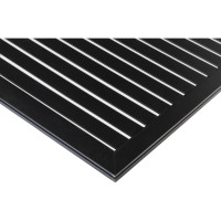 Экран для радиатора реечный Стильный Дом DE LUXE Глория 150x60см, черный v532051