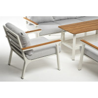 Кресло из алюминия Joygarden CONCORDE белое 75231