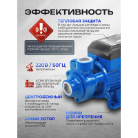 Насос вихревой поверхностный Forsage (230В, 50Гц, 750Вт, 50л/мин) (обмотка CU) F-QB80 COPPER(61166)