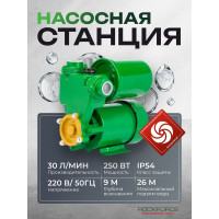 Насос самовсасывающий Rockforce (230В, 50Гц, 250Вт, 30л/мин) (обмотка AL) RF-PS130 ALU(61203)
