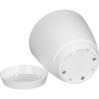 Горшок для цветов Idiland Flora 2,2 л, с поддоном (белый) 231600729/00