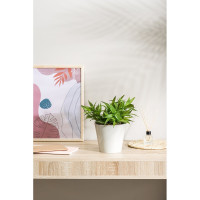 Горшок для цветов Idiland Rosemary D200 мм, 4 л с дренажной вставкой (светло-бежевый) 221600125/0102