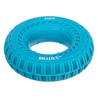 Кистевой эспандер BRADEX 20 кг, круглый с протектором, синий SF 0567