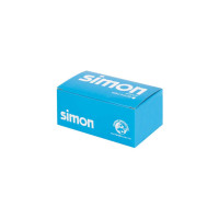 Адаптер Simon на 4хRJ45 коннектора, S-модуль, с защитными шторками, алюминий S76C-8