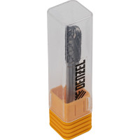 Бор-фреза по металлу твердосплавная цилиндрическая закругленная, тип C, 10 мм Denzel 72017