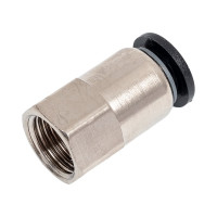 Фитинг прямой трубки ПВХ внутренняя резьба M10х1 мм - 6 мм, 10 шт Дали-Авто DA-01297