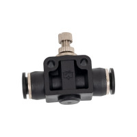 Фитинг с винтовым краном трубки ПВХ 10 шт, 8 мм ДАЛИ-авто DA-01290