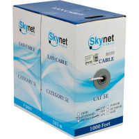 Кабель SkyNet Standart UTPнг(А)-LSLТx 4x2x0.48, медный, FLUKE TEST, кат.5e, однож., 305м, box, белый, CSS-UTP-LSLTx-4-CU