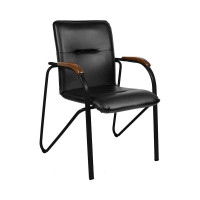 Конференц-кресло Easy Chair ua samba black к/з черн./орех v-4 1.031 1766836