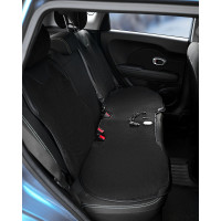 Накидка с подогревом на заднее сидение Airline PRO, 12/24В, 33Вт, встроенный пульт, искусственный мех/кожа, черный ADHC018