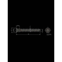 Конфирмат BOWT 7x50 мебельная стяжка 50 шт K02104