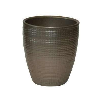Керамическое кашпо SCHEURICH 667 Silver Gold 061263