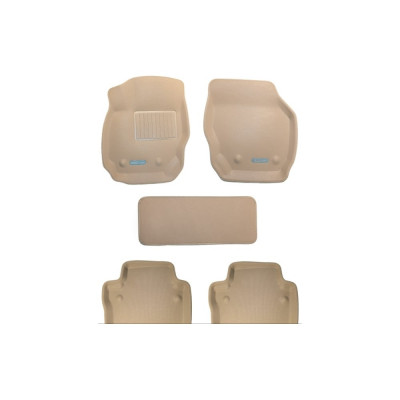 Коврики PSV Mitsubishi Outlander I 2002 2008 г 3D бежевый Kagu 111093