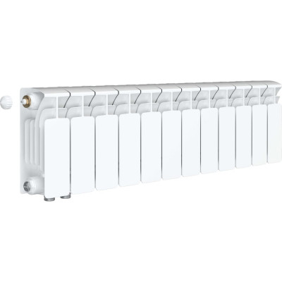 Радиатор биметаллический RIFAR BASE Ventil 200 12 секц. нижн. прав. R-BA-200-12-VR