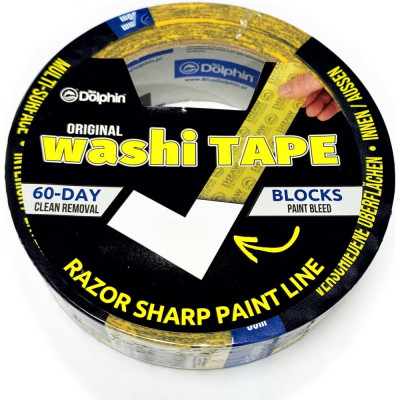 Малярная лента Blue Dolphin Washi 38мм х 50м 300-1-03