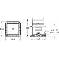 Набор встроенной душевой системы Vitra Origin A4926636EXP