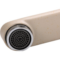 Смеситель для кухни с гайкой Ekko бежевый E5408-21