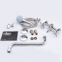 Смеситель для ванны Ekko длинный излив, переключатель в корпусе E2612-1