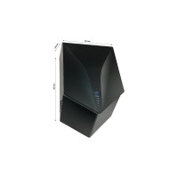 Сушилка для рук GFmark V-винблейд ПРЕМИУМ, 1000Вт, цвет ЧЁРНЫЙ 6861