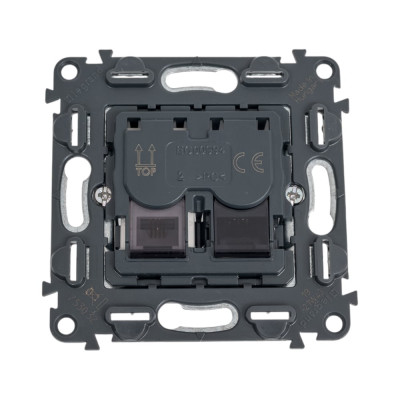 Информационная розетка Legrand Valena IN'MATIC комбинированная RJ11/RJ45 Кат.6 UTP 753032