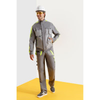 Костюм СОЮЗСПЕЦОДЕЖДА Прогресс, темно-серый/светло-серый/лимон, р. 52-54 рост 170-176 2000000066660