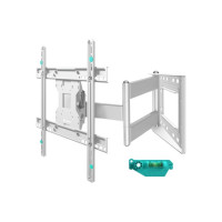 Наклонно-поворотный кронштейн для телевизора 40-75 ONKRON M7L White M7LW