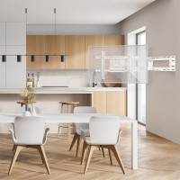 Наклонно-поворотный кронштейн для телевизора 40-75 ONKRON M7L White M7LW