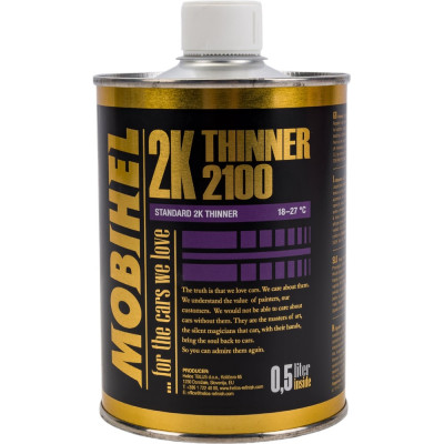 Разбавитель для акриловой эмали Mobihel 2100 (банка; 500 мл) 41672151