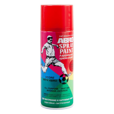Краска-спрей ABRO ФК № 73 (огненно-красная; 473 мл; 1 шт) SP-073
