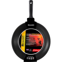 Сковорода Regent inox глубокая 28см (кованый алюминий) Linea STENDAL индукция 93-AL-SD-2-28