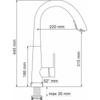 Смеситель для кухни WasserKRAFT A8617