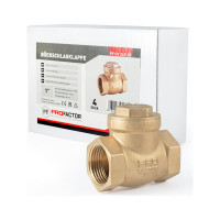 Обратный клапан PROFACTOR горизонтальный, в/в 1" PF CV 249.25