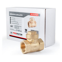 Обратный клапан PROFACTOR горизонтальный, в/в 3/4" PF CV 249.20
