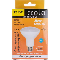 Светодиодная лампа Ecola Reflector R80 LED Premium 12,0W 220V E27 2800K композит 114x80 G7NW12ELC