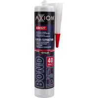 Клей-герметик конструкционный промышленный на основе гибридных полимеров, Шор А 40, черный AXIOM ABK527