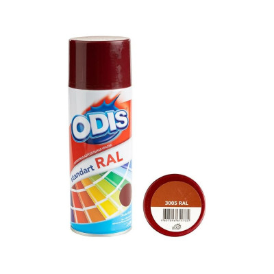 Краска-спрей ODIS standart RAL винно-красный 3005ral