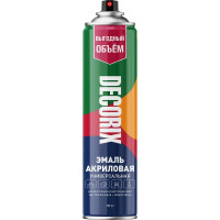 Аэрозольная акриловая эмаль Decorix (универсальная; белый; матовый; 780 мл) 0118-24 DX