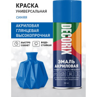 Аэрозольная акриловая эмаль Decorix (универсальная; синий; 520 мл) 0101-09 DX