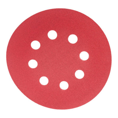 Круги абразивные шлифовальные перфорированные на ворсовой основе под липучку Profi 5 шт, 125 мм, Р400 CUTOP 85-627