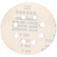 Круги абразивные шлифовальные перфорированные на ворсовой основе под липучку Profi 5 шт, 125 мм, Р400 CUTOP 85-627