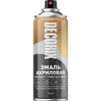 Аэрозольная эмаль Decorix (металлик; глянцевая; акриловая; античная бронза; 520 мл) 0103-29 DX