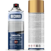 Аэрозольная эмаль для радиаторов Decorix (до +125С; акриловая; античное золото; 520 мл) 0105-04 DX